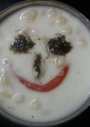 A picture of Boondi raita.