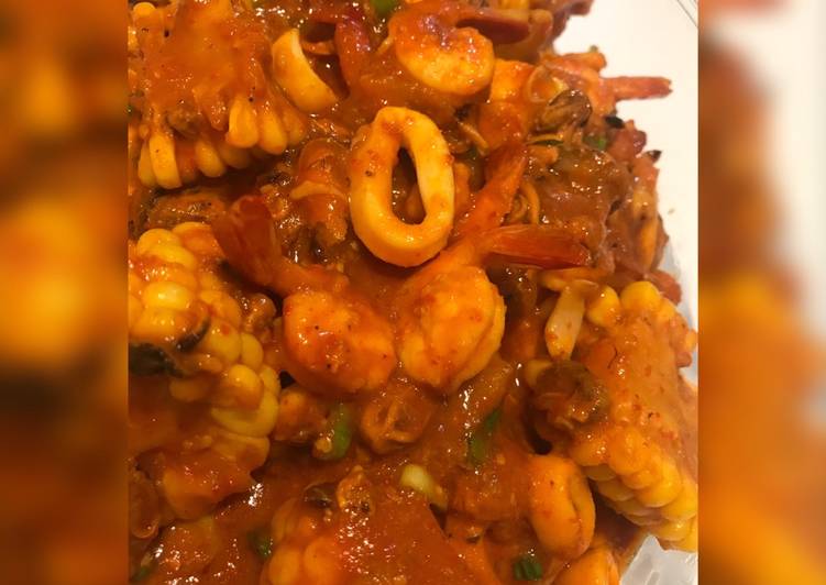 Seafood saos padang simple ala bunda vani