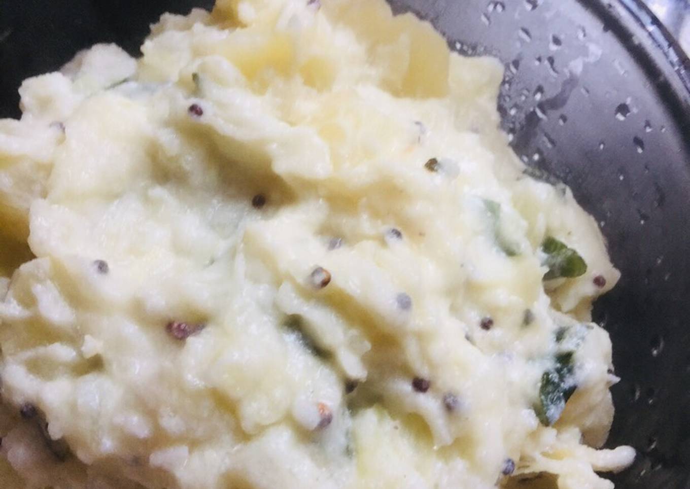 Coconut milk tapioca