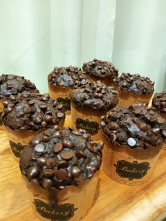 Foto resep Choco banana muffin