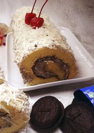 Foto resep Roll Cake Keju Oreo