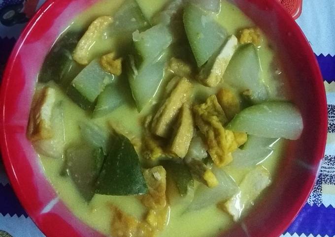 Cara Memasak Sayur BeTah (Beligo Tahu) Bumbu Santan Istimewa