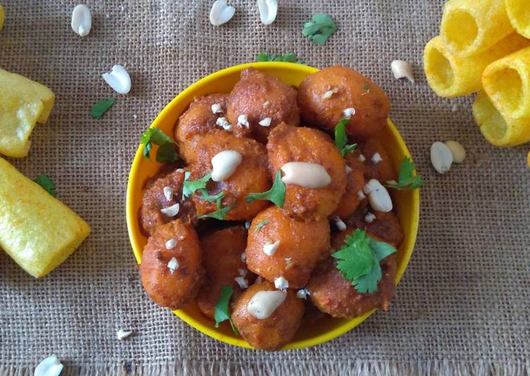 Gujarati Lasaniya Bataka - Garlic Potato Curry