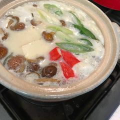 A picture of Soy beans milk pan.