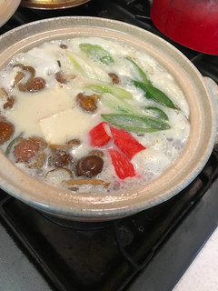 A picture of Soy beans milk pan.