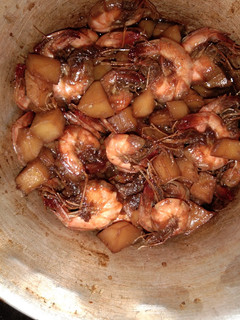 Foto resep Udang dan kentang bumbu kecap