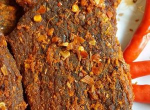 Hình của món Khô heo miếng.