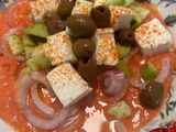 Insalata greca salmorejo