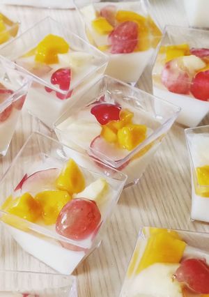 Foto resep Puding Buah (fruit puding)