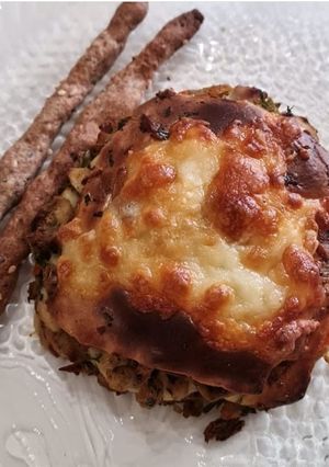 Una foto de Albondigón de verduras y pollo 🥙 👯♀️🐔