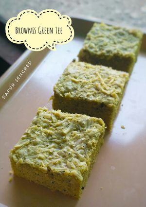 Foto resep Brownis Green Tea