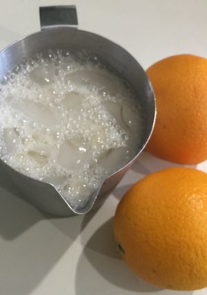 Una foto de Mori-Soñando (jugo de leche y naranja)