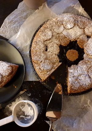 Foto di Crostata con grano saraceno e lamponi gluten free e vegan