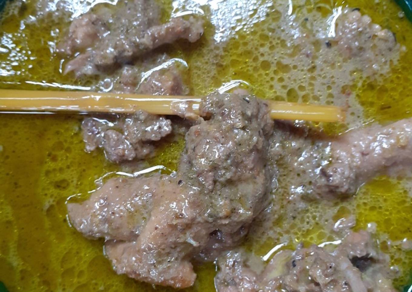Gulai bebek cabe ijo