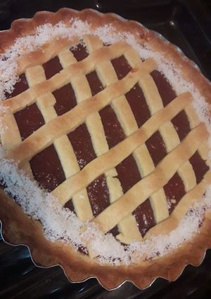 Una foto de Pastafrola de membrillo