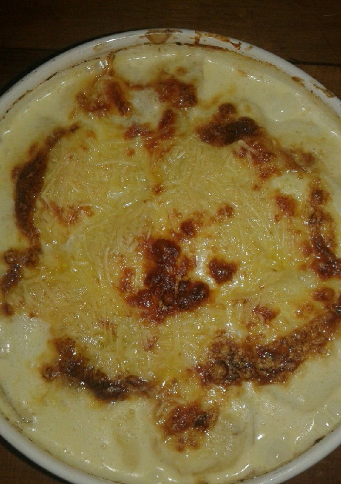 Una foto de Papas a la crema