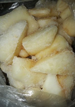 Una foto de Helado de pera sin gluten VEGAN