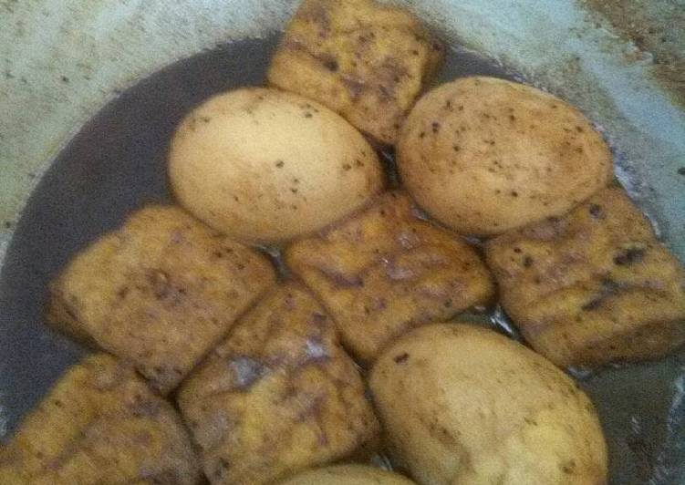 Tahu telor lada hitam