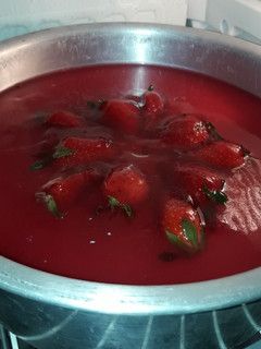 Una foto de Cheesecake sin horno de frutilla y en pocos minutos