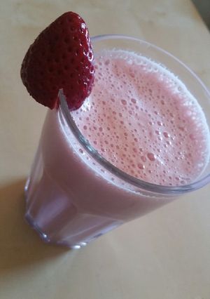 Foto principal de Batido de fresa y proteínas