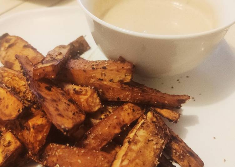 🌺 Frites patate douce-miso ⭐