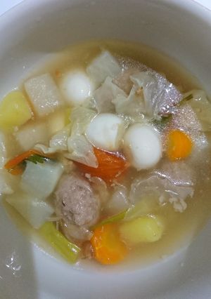 Foto resep 23.Sop lobak praktis#BikinRamadanBerkesan