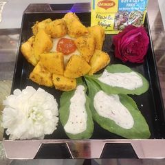 Masala Fry idlies in flowers style A picture of Masala Fry idlies in flowers style.