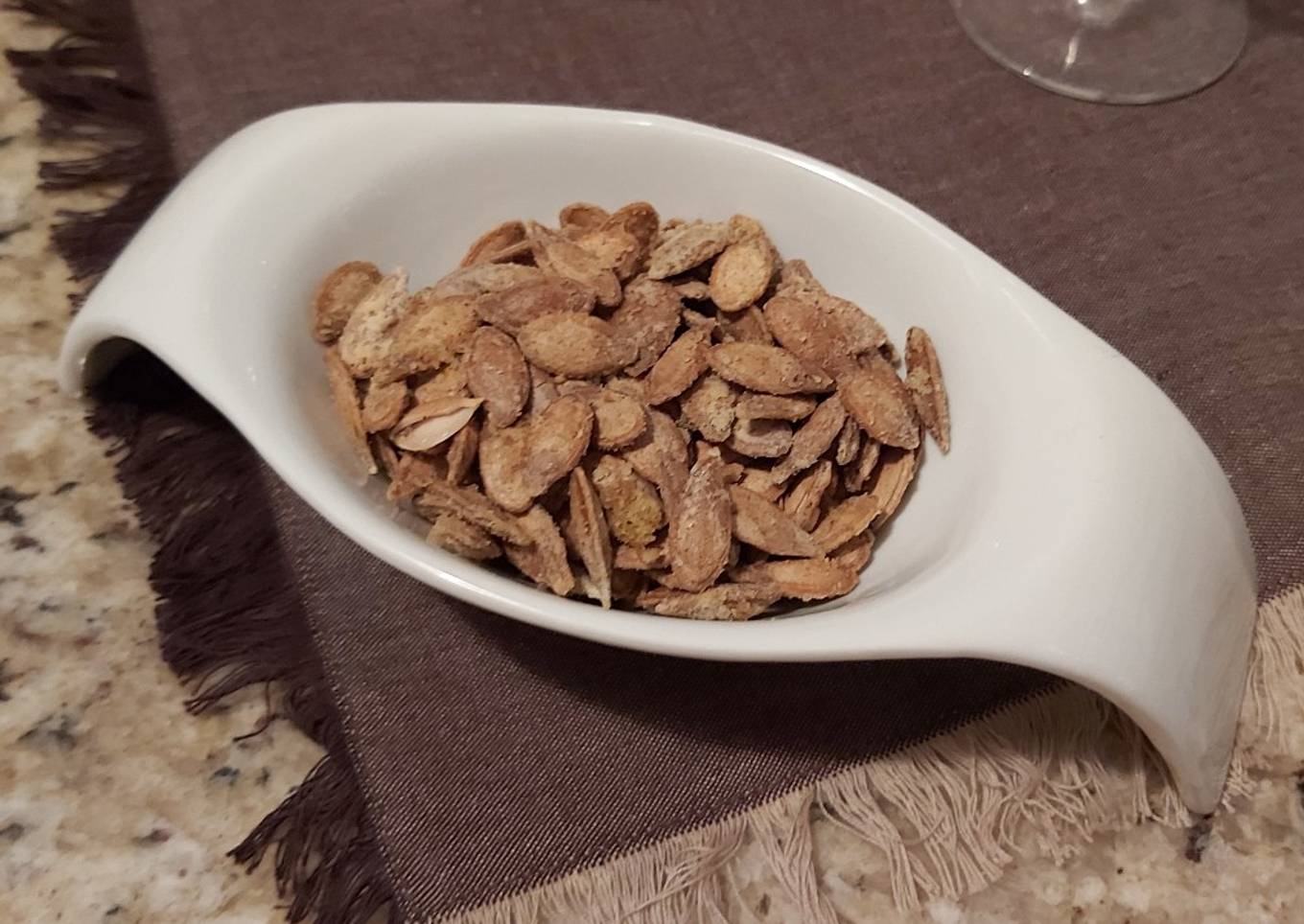 Semillas de auyama crujientes