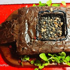 A picture of Chocolate swimming pool for children.