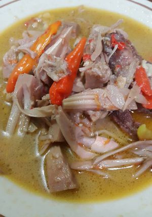 Foto resep Nangka muda bumbu pedas