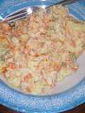 Ensalada de papa y zanahoria