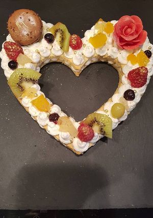 Une photo de Heart cake