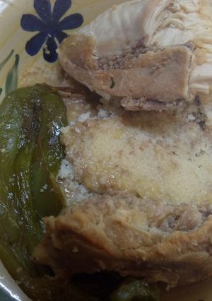 A picture of Kabyle-Style Couscous with Dried Meat (Seksu or Bissar).