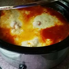 A picture of Easy Crock Pot Lasagna.