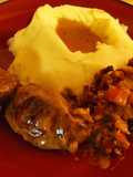 Joues de Porc au Cidre-Miel avec Purée