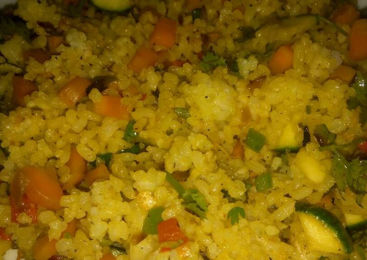 Steps to Prepare Any-night-of-the-week Nice vegetable rice