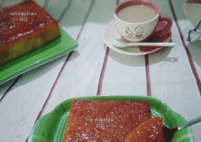 Resep Bingka Karamel Singkong Oleh Oktaviani Bund Keyl Cookpad