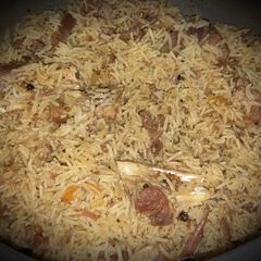 A picture of Mutton pulao in black pepper....#Eid kaypakwan.