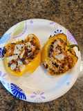 Stuffed Pepper with turkey burger