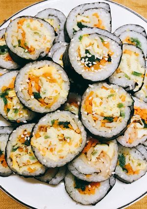 Hình của món Cơm cuộn hàn quốc.