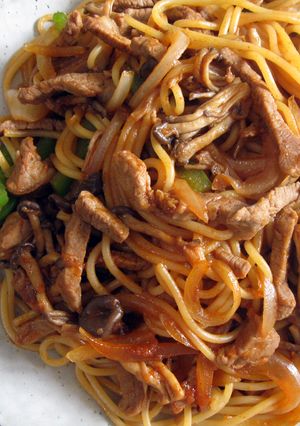 A picture of Fiery Beef Bulgogi Spaghetti.