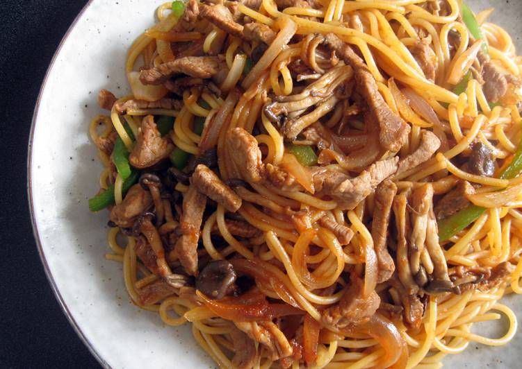 Recipe of Any-night-of-the-week Fiery Beef Bulgogi Spaghetti