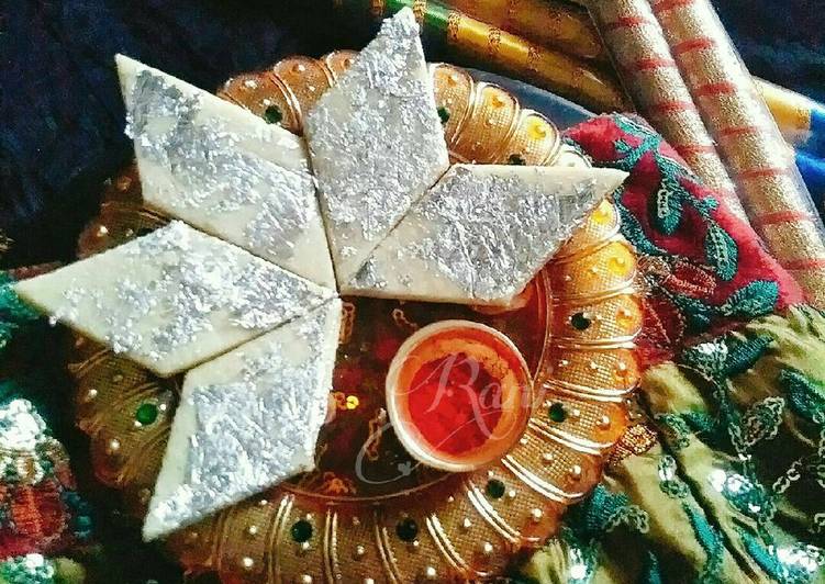 Recipe of Super Quick Homemade Kaju Katli