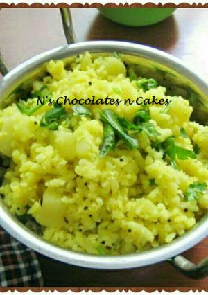 A picture of Veg Poha.