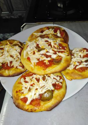 صورة لوصفة بيتزا