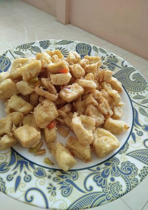 Foto resep Tahu krenyes cengek