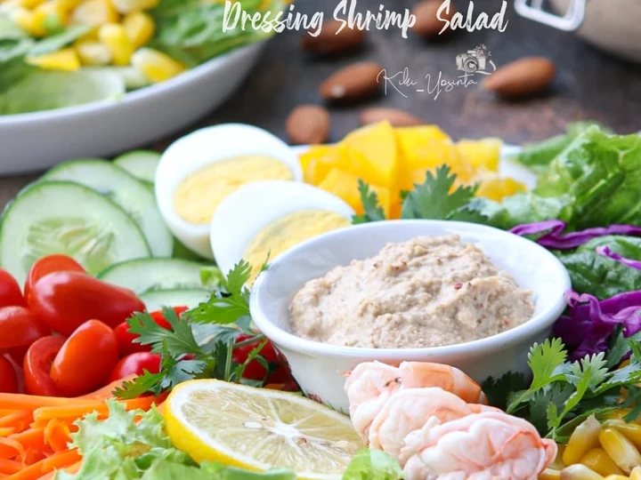 Cara Mudah Membikin Resep Almond Dressing Shrimp Salad yang Bisa Manjain Lidah Anti Ribet, Menggugah Selera