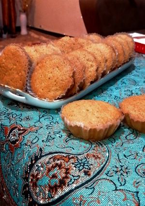 عکسی از دستور کاپ کیک هویج و نارگیل و گردو🧁🥕🥥