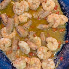 A picture of Spicy Garlic Butter Shrimps.