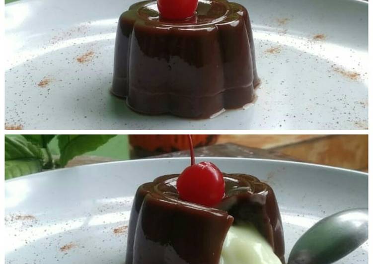 289. Puding coklat lava